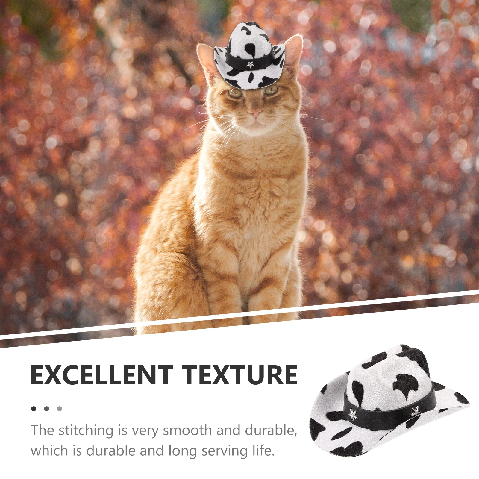 애완동물 조절 가능한 카우보이 모자 이미지