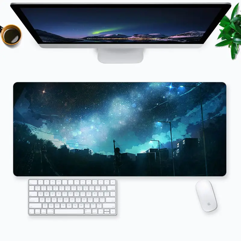Large Mousepad XXL Home Mouse Mat MousePads Beautiful Nature Landscape Carpet Anti-slip Desktop Mouse Pad Mice Pad