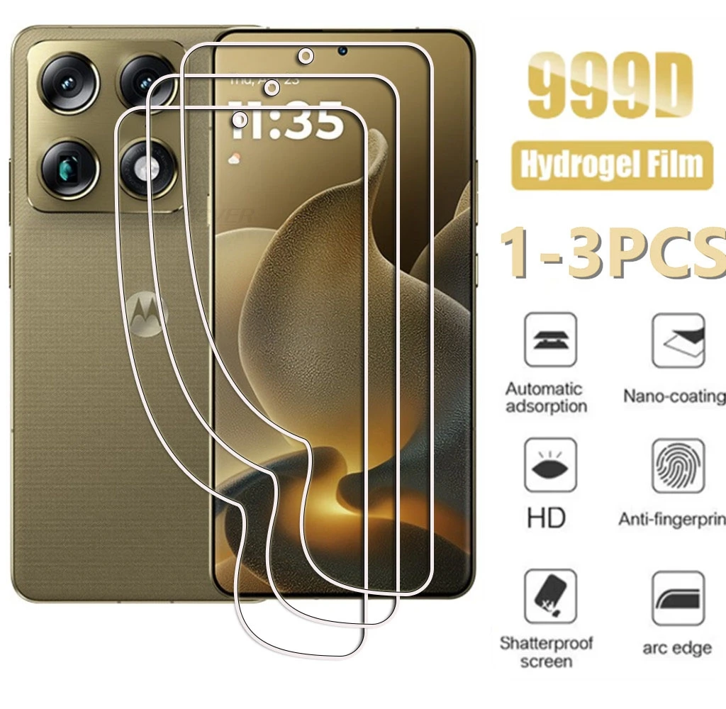 1–3 Stück für Motorola Signature MotorolaSignature Moto X70 Air Pro, hydraulische Hydrogel-Folie, vollständiger Schutz, Displayschutzfolie