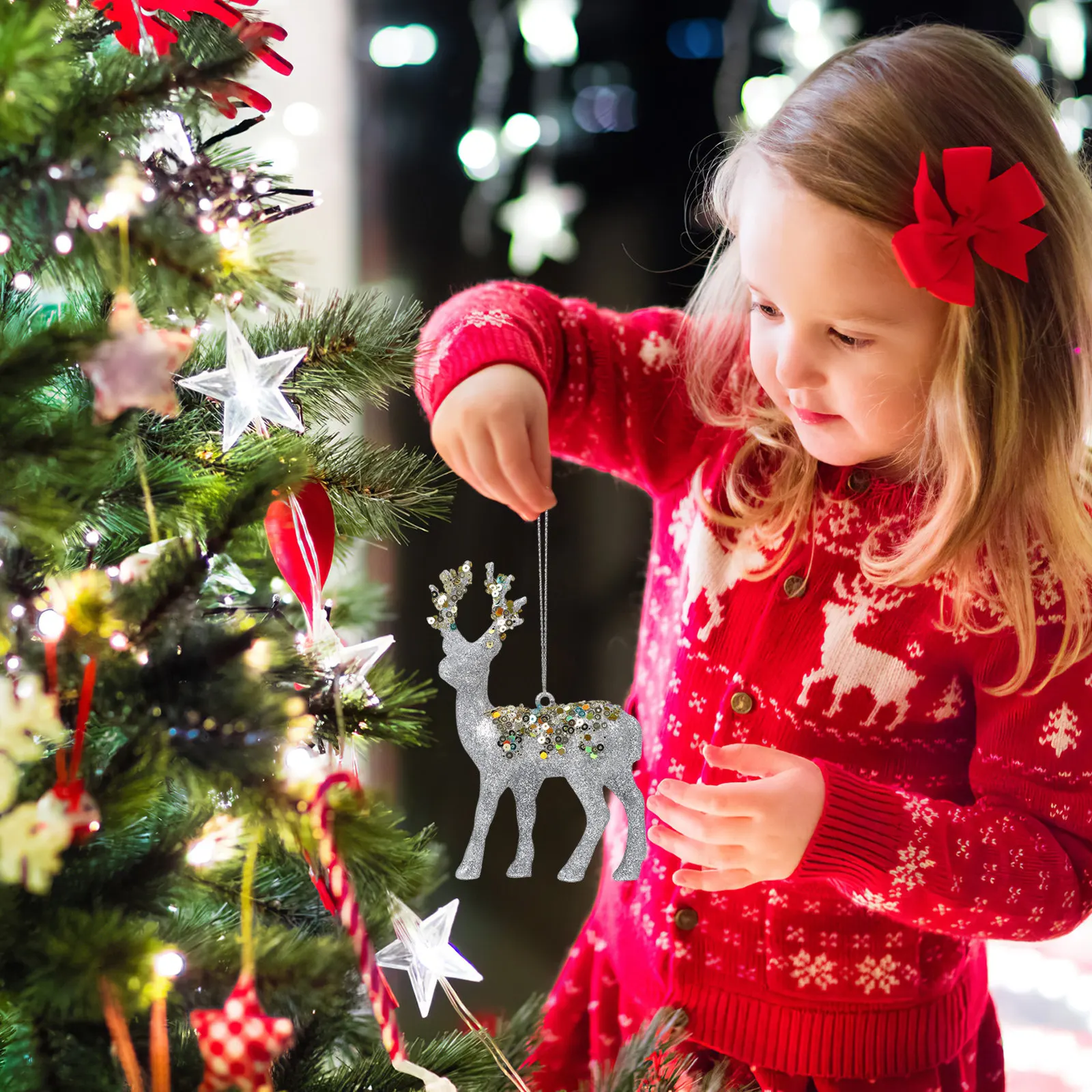 3Pcs Deer Figurines…