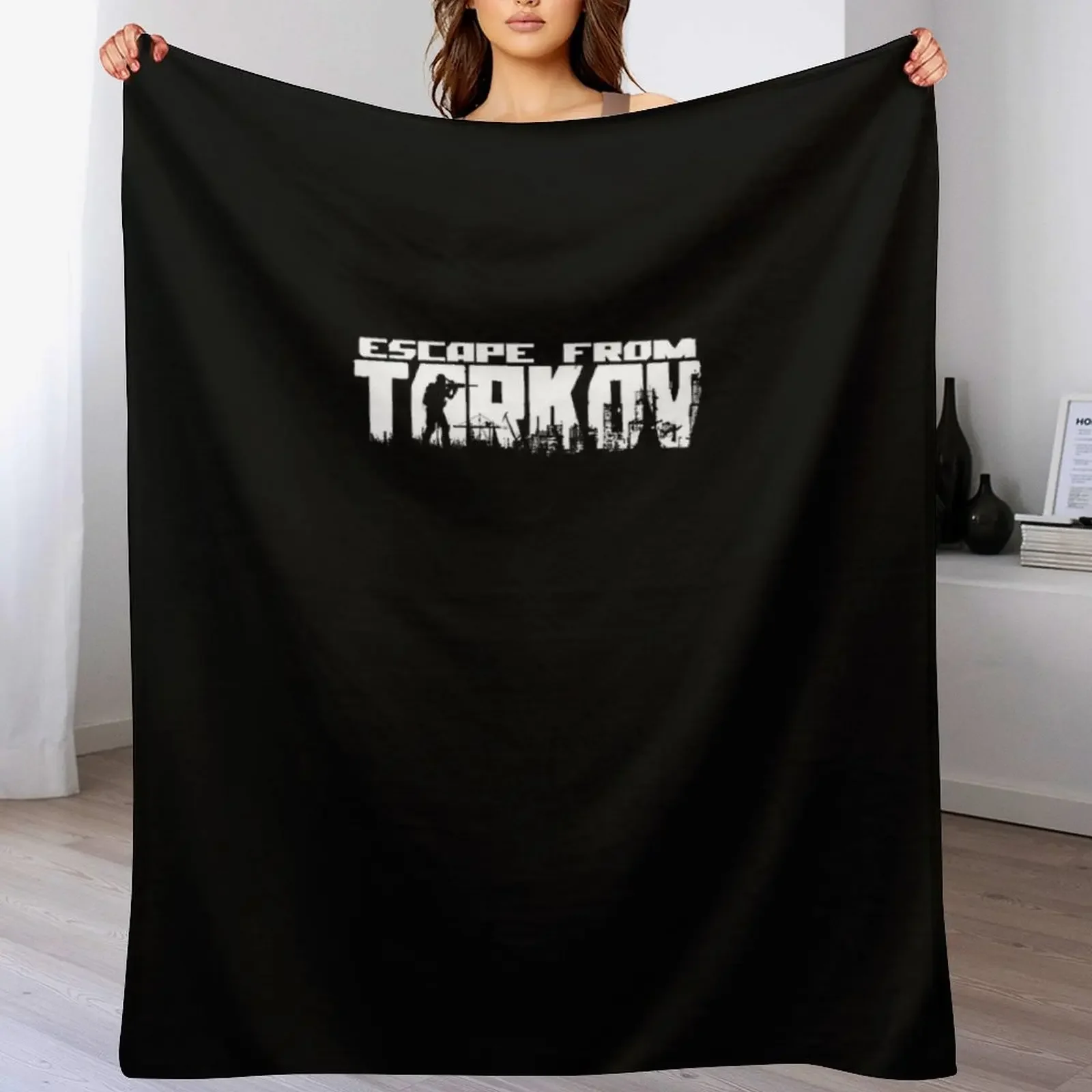 

Escape From Tarkov Logo Throw Blanket Personalized Gift valentine gift ideas Blankets