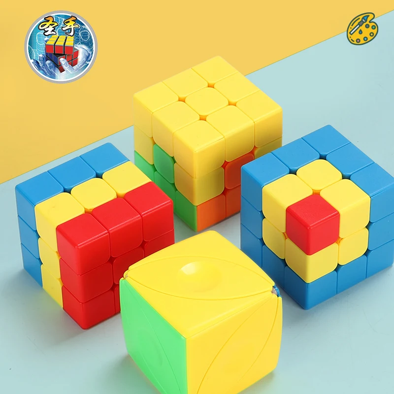 Sengso cubo mágico velocidade resolução quebra-cabeça desafio jogos intelectuais brinquedos educativos das crianças brinquedos de desenvolvimento inteligência