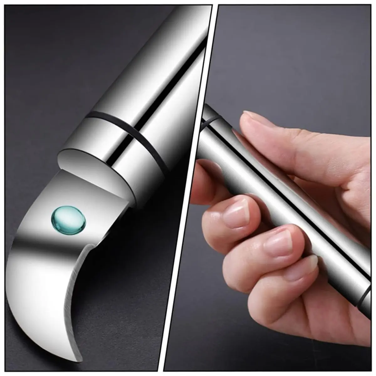 2026 New Stainless Steel Pomegranate Fruit Opener Tool Dual Head Design for Easy Shell Removal Extraction Kitchen Gadget