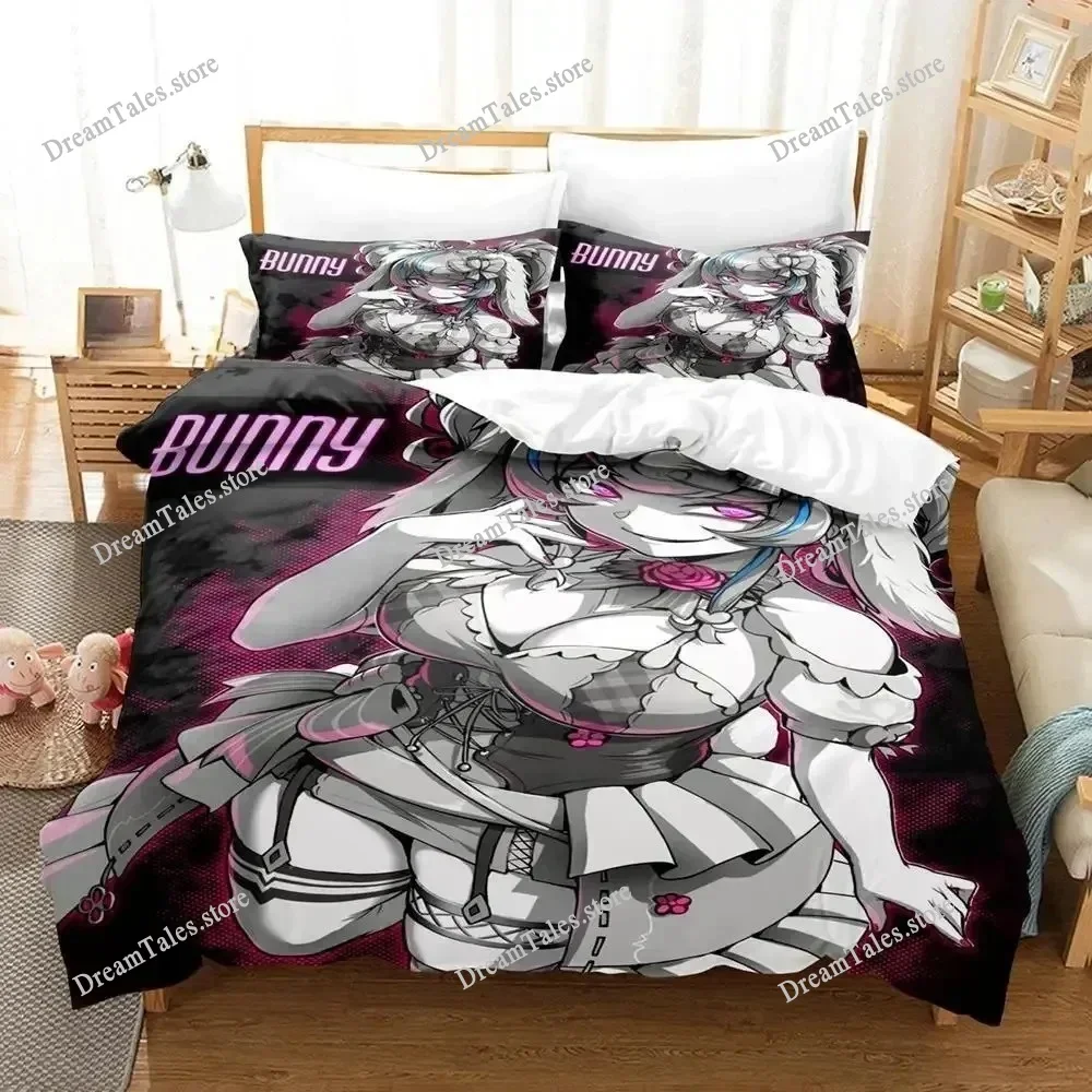 Ironmouse Bedding Set Single Twin Full Queen King Size Bed Set Adult Kid Bedroom Duvet cover Sets 3D Print Anime Kawaii Bedding7