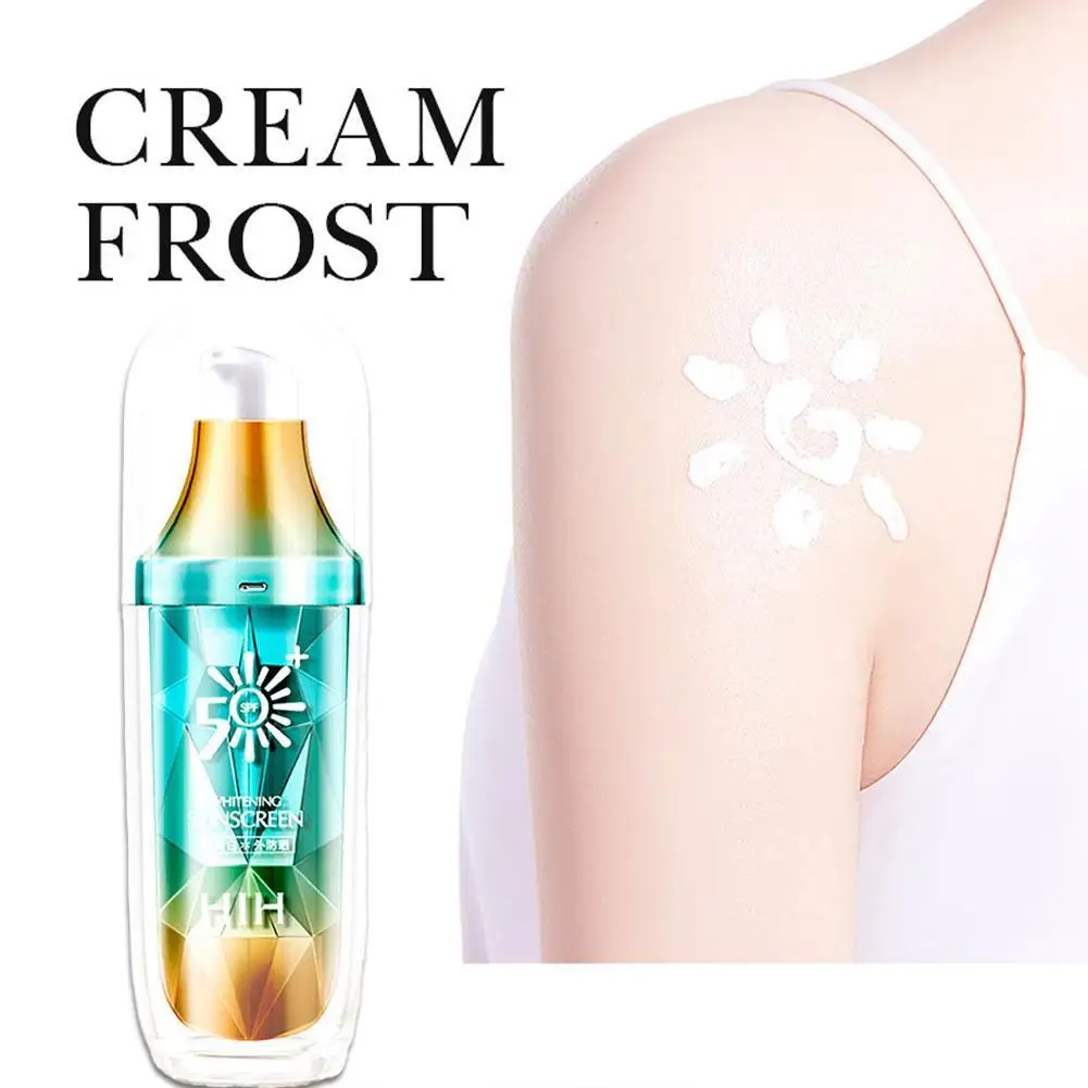 Facial Body Sunscreen Whitening Essence UV Protection Waterproof Invisible Refreshing SPF 50 Moisturizing Beauty Skin Care 40g