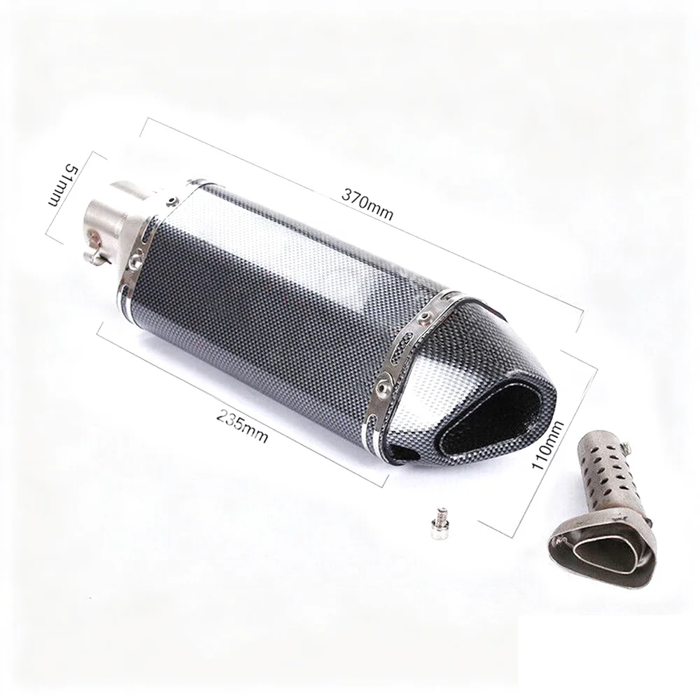 لكاواساكي نينجا 650 2012-2022 Z650RS نصائح العادم نظام أنابيب الرأس الأسود أنظمة العادم أنابيب العادم #4