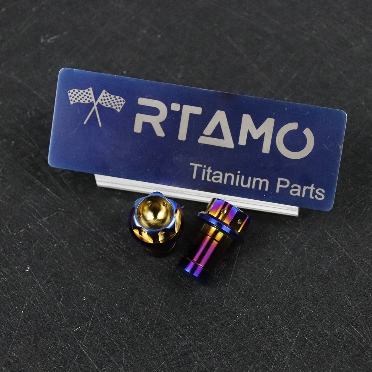 RTAMO Titânio Waste Oil Tubo Plug & Breather Tubo Plug para Modificação Motocicleta 1PC