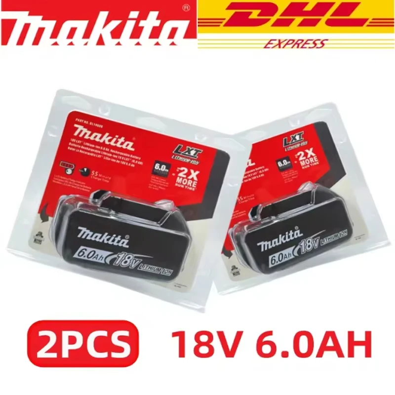 Japón Makita 18V 6.0Ah Batería De Herramienta Eléctrica DDF487 DGA404 DTW700 DHP487 Reemplazo De Batería LED De Carga