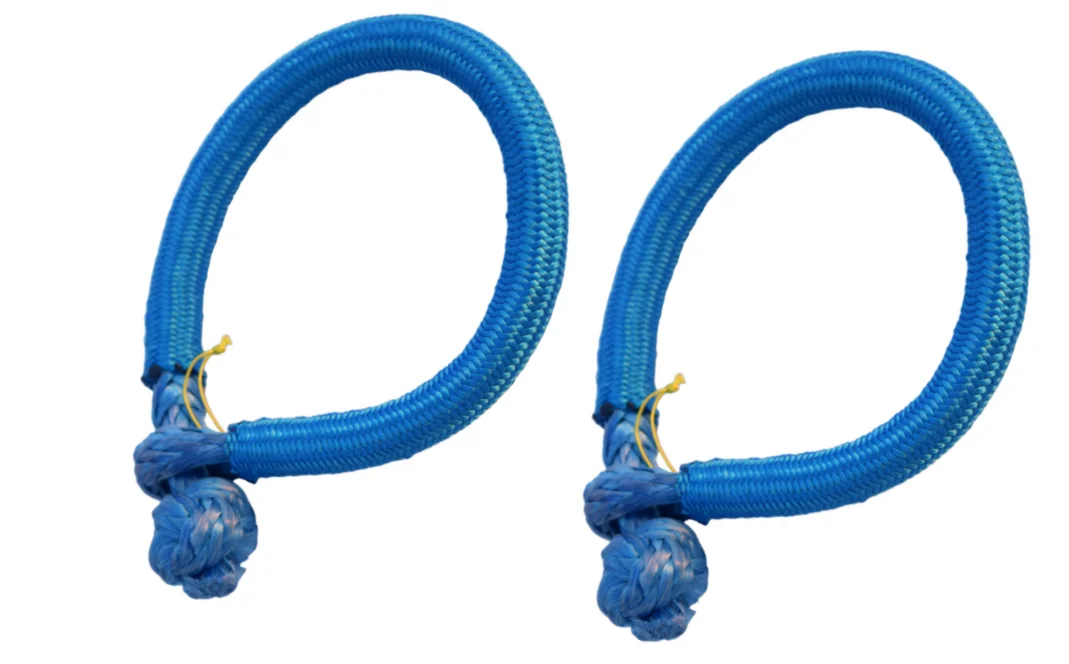 

2 упаковки 6 мм * 80 мм синяя мягкая скоба, веревочная скоба ATV для восстановления буксировки квадроцикла