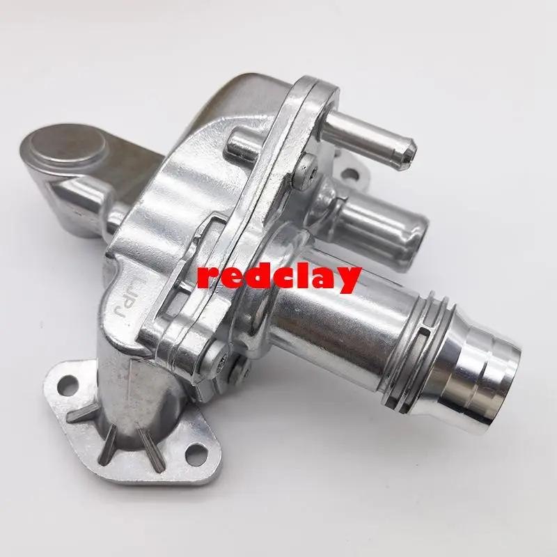 Aluminum thermostat housing kit for Land Range Rover Sport Discovery LR3 4 2.7 3.0 diesel Jaguar XF outlet pipe LR073372