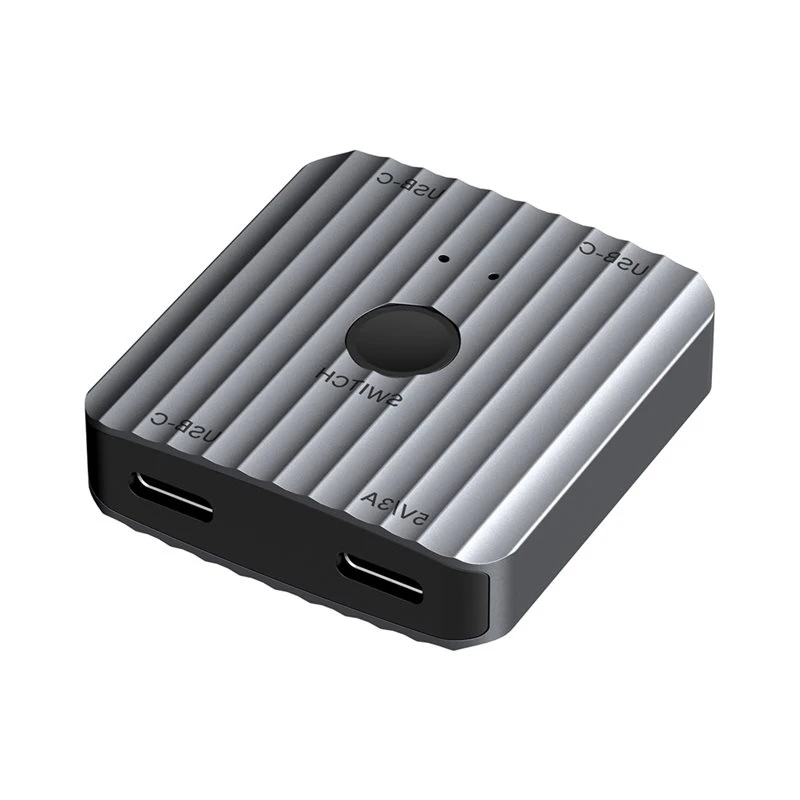 BAAE USB-C 1 In 2 Out/2 In 1 Out Switcher Switch Bi-Directional Splitter 8K 60Hz 100W PD 10Gbps For Laptop TV Projector