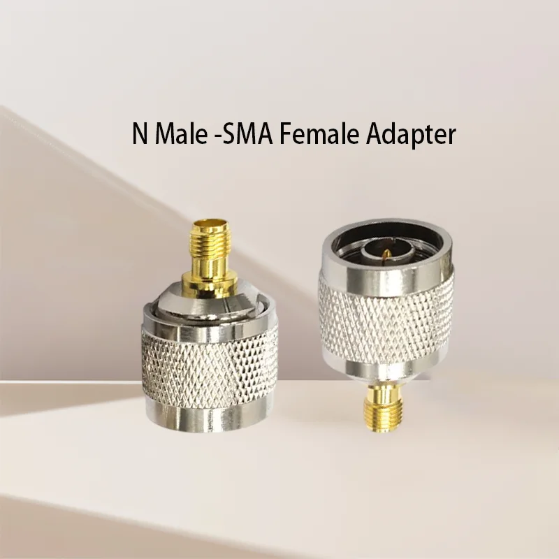 2PCS N Male To SMA Female Adapter N Type To SMA Jack Connector SMA N Connector