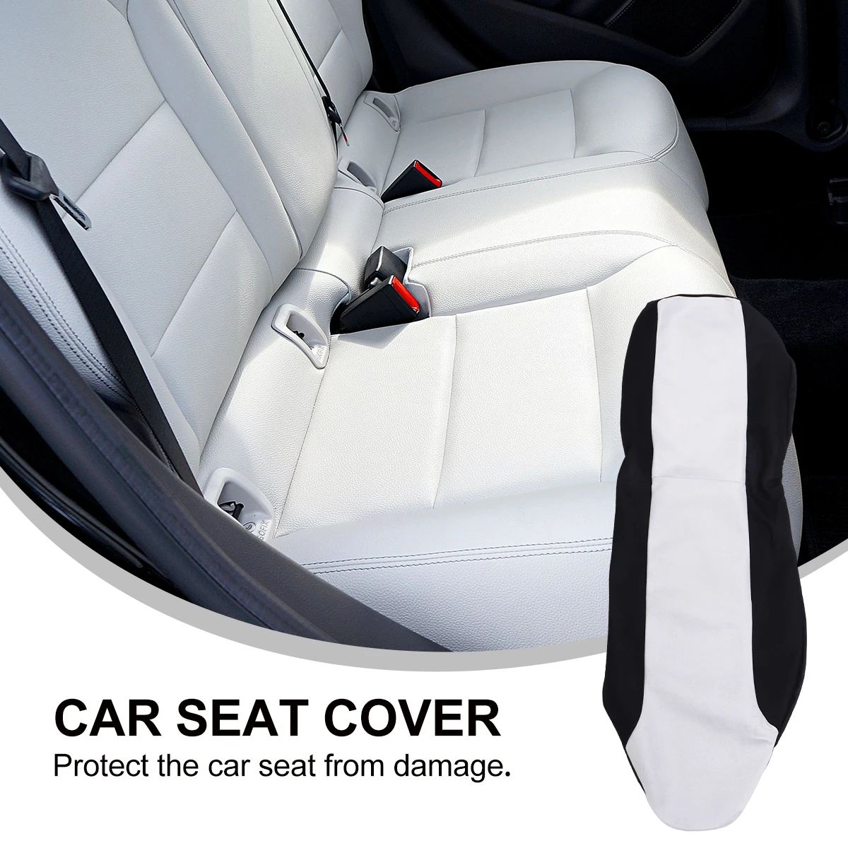 

Car Seat Cover Front Universal Protector Double Layer Nylon Mesh Sponge Washable Dustproof Car Interior Accessories Auto Seat