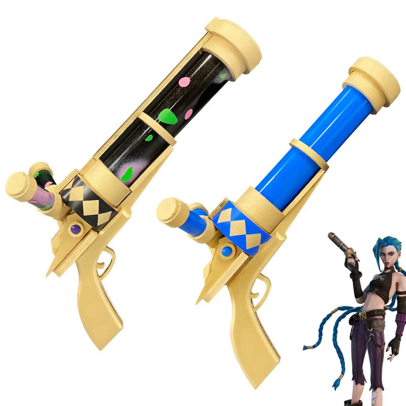 

Game Arcane Jinx Game Cosplay Arms Props BaoBao Vi Sister Cosplay Gun EVA &PVC Material Custom Made LoL LoL Arcane Vi/Jinx Props