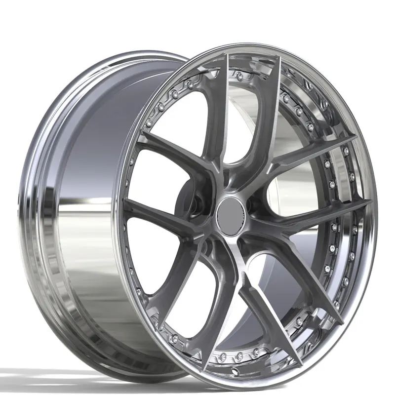 

Customize Passenger Car Wheels 5x120 Rims 5x112 Rims 17 18 19 20 21 22 26 Inch Polishing Process For Off Road Rims