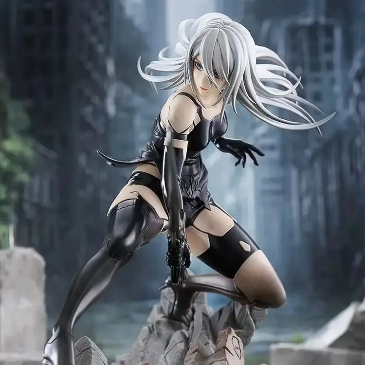 Max Factory A2 Ver. Sleek Fierce Cool Stoic Swift Grim Bold Dark Figure For Nier‑automata‑themed Display And Decorated Gifts