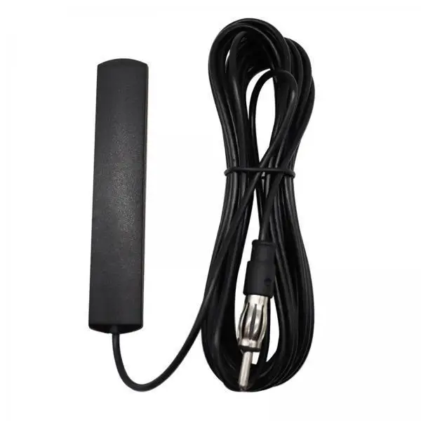 Slim Hidden Car Radio Antenna Patch 5m DIN Interface Amplifier Improves FM AM Reception for Most Vehicles
