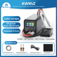 AWithZ UF20B High Power Battery Spot Welder Digital Welding Machine for 18650 Battery Pack Welding Tool 1750A Weldable 0.4mm