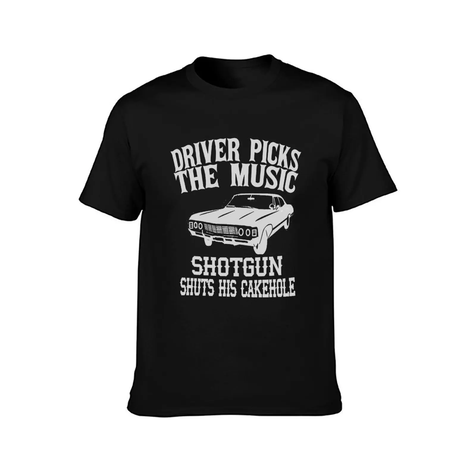 Supernatural Show Driver Picks The Music T-Shirt All Match Print Short Sleeve Top T-Shirt