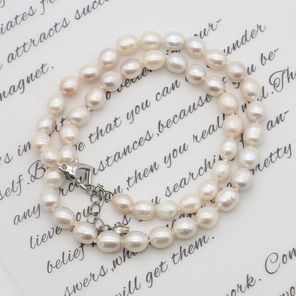 baroque-freshwater-white-rice-shaped-straight-hole-pearl-necklace-heart-shaped-clasp-extender-chain-daily-gift-mother-girlfriend