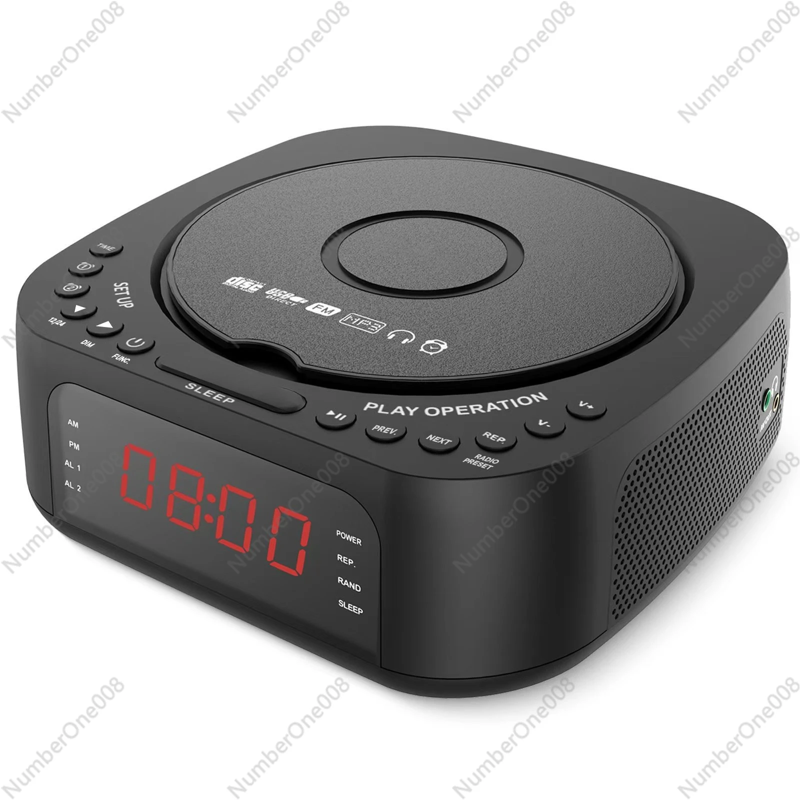 

Домашняя аудиосистема Hi-Fi, 3-в-1: CD-плеер с Bluetooth и FM-радио, компактный музыкальный центр с поддержкой различных напряжений для использования по всему миру