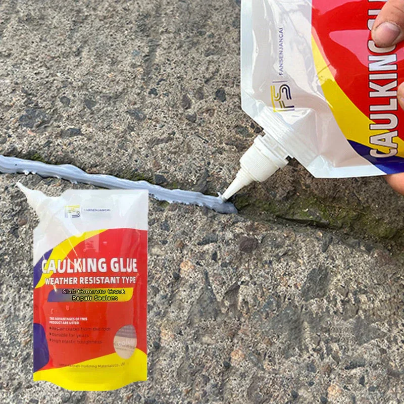 Slab Concrete Crack Waterproof Repair Sealant Glue Concrete Watertight Filler and Sealent 500g Gaps Crack Repair Caulk Adhesive