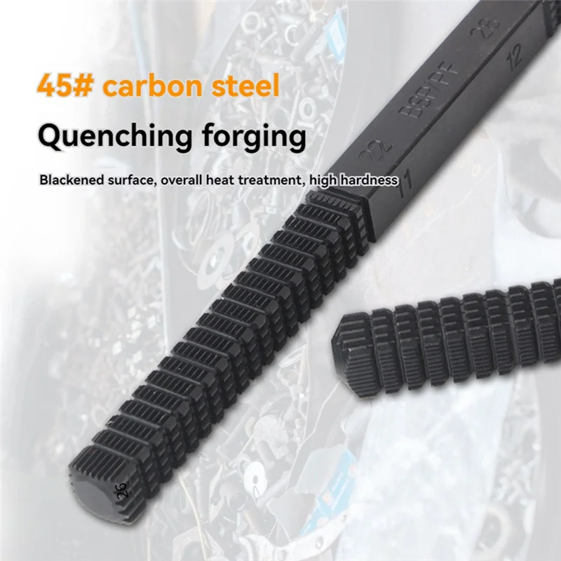 

AT48-4PCS Thread Repair Tool Portable Thread Restoring File For Studs Pipe Screws For BSP/PF SAE/UN BSW/BSF Metric
