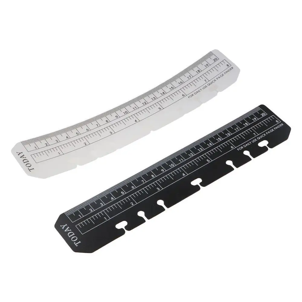 Régua de Medição A5 A6 A7, Régua Reta, Régua de Índice, Separador, Régua para Desenho Técnico, Régua Marcadora para Caderno de Folhas Soltas
