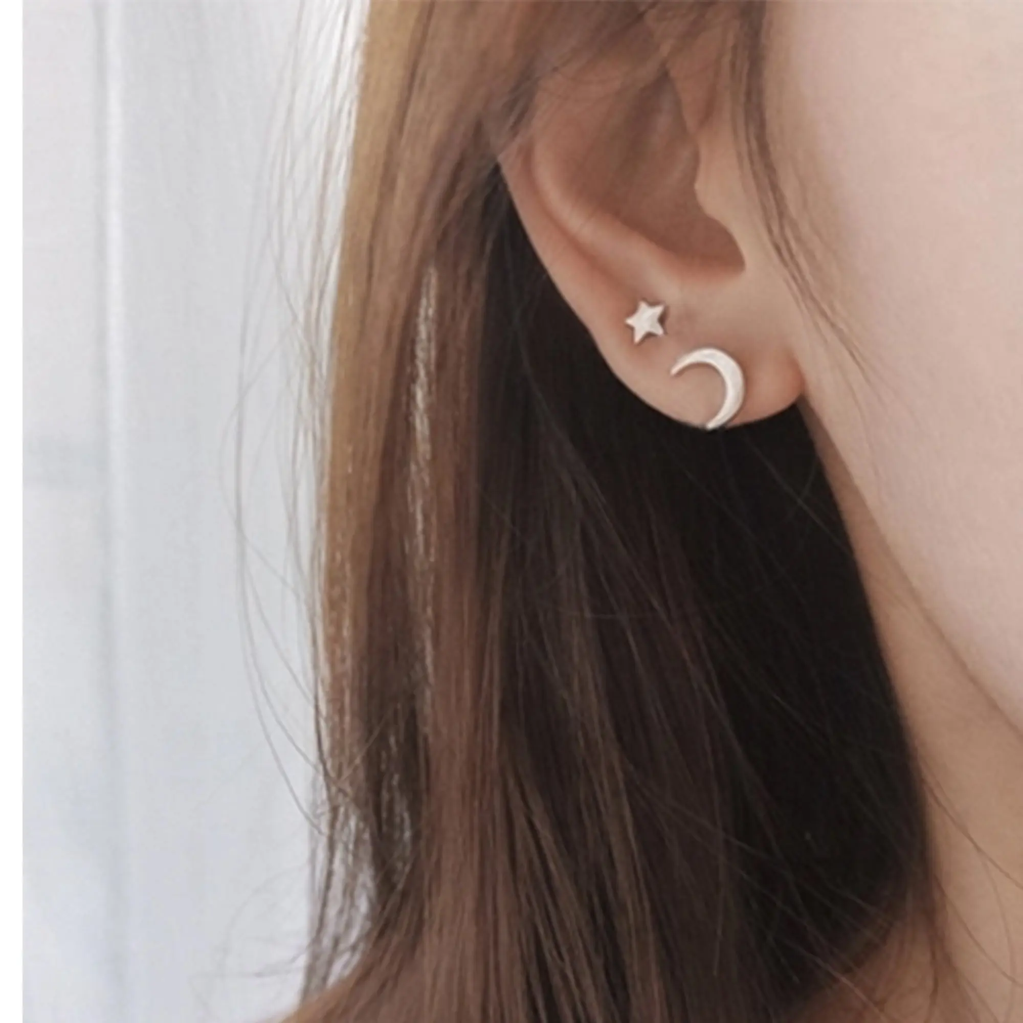9Pairs 316L Surgical Steel Ear Cartilage Stud Earrings for Men Women CZ Barbell Helix Tragus Stud Piercings Jewelry