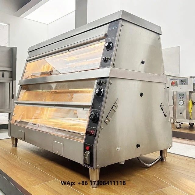 Factory Direct Price Hot Food Warmer Display Machine Food Warmer Display Showcase for Fries Chicken