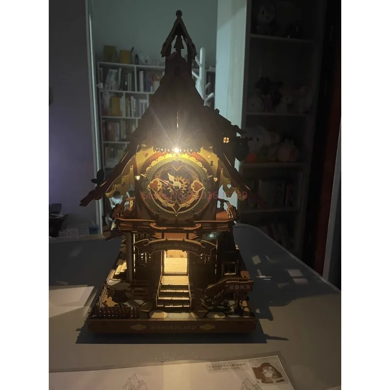 Original nuevo reloj de cuco regalo Diy hecho a mano creativo montaje de madera ornamento modelo Anime periférico juguete de desarrollo regalos