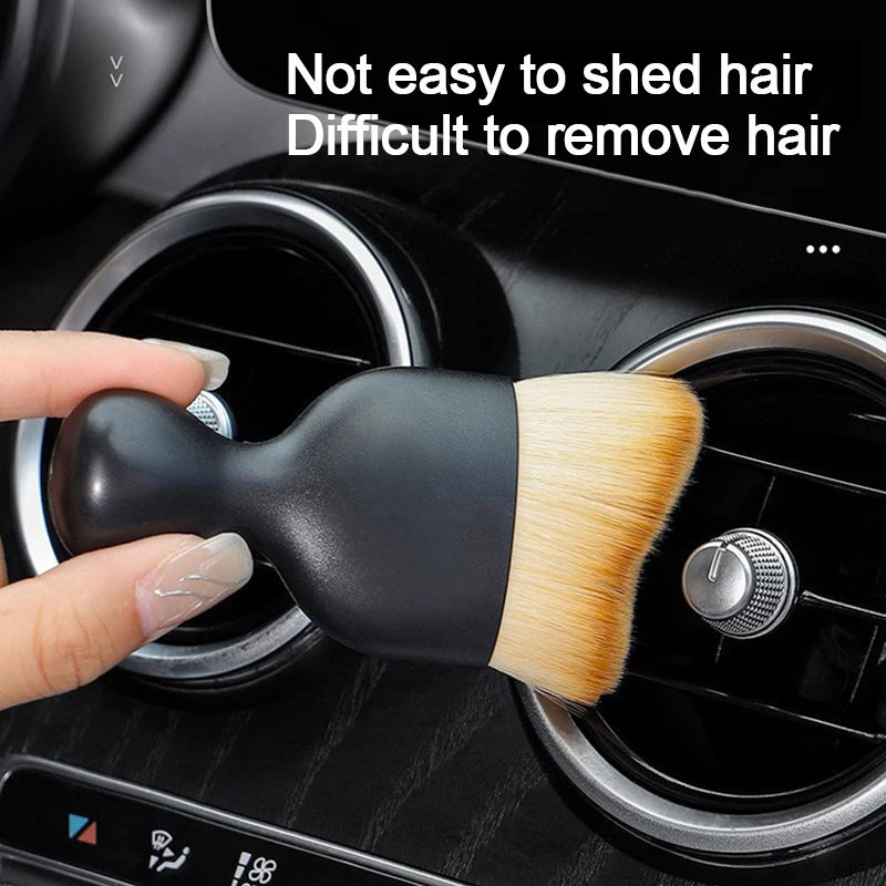 Car Interior Cleaning Brush Air Conditioner Dashboard Air Outlet Gap Dust Removal Soft Brush Car Slit Cleaning Tools Accessories