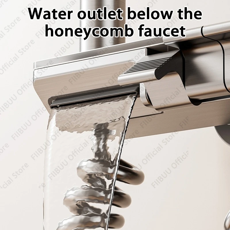 현대식 디지털 디스플레이 욕실 샤워 시스템 냉온수 가정용 샤워헤드 세트 피아노 샤워 조합 무드등 포함