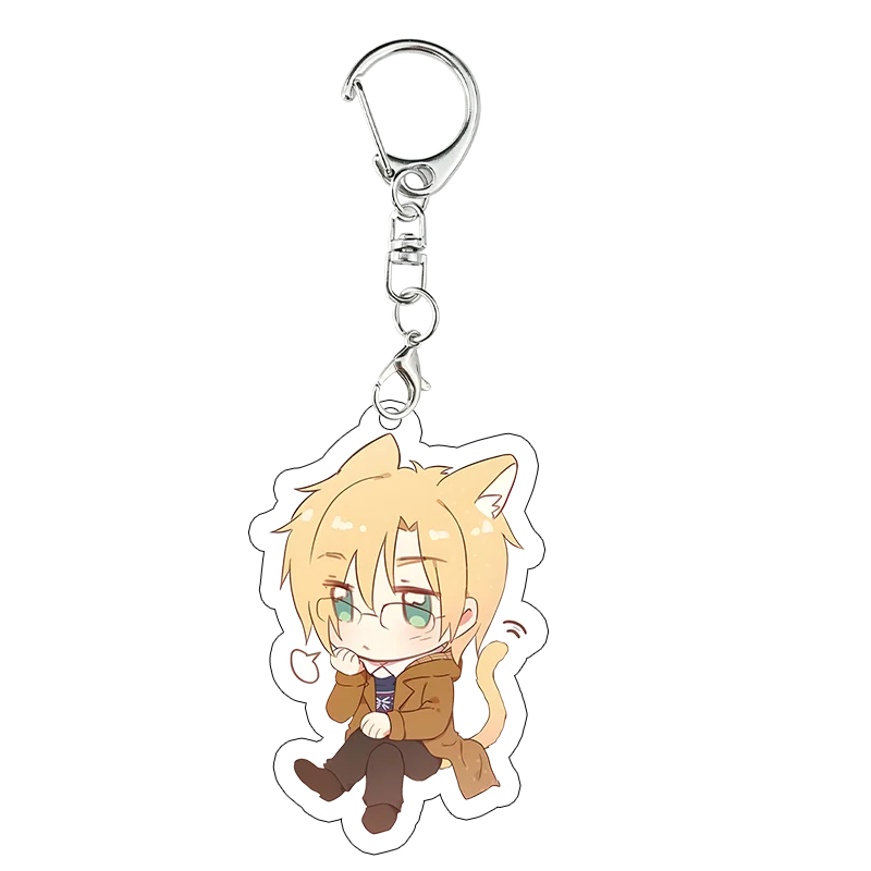 Banana Fish Acrylic Keychain Ash Lynx Eiji Okumura Collection  Anime Bag Pendant Keyring Q Version Double-Sided Printed Gift view 6