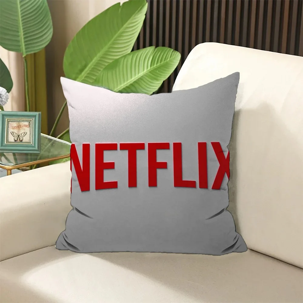 Throw Pillow Covers Netflix Decorative Pillows for Sofa Cushions Cover Personalized Gifts Luxury Living Room Decoration Home