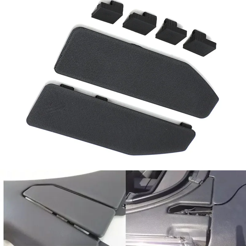 For Mercedes Benz R230 SL500 SL350 SL600 B Convertible left & right set Top Flap Trim Roof Flaps Panel Cover Car Accessories