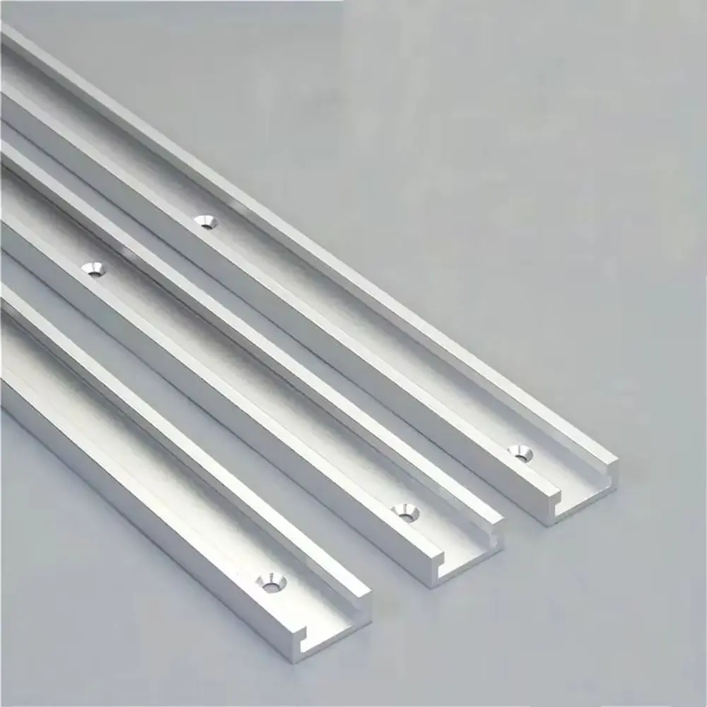 1Pcs Slide Guide Rail T-Track T Slider Fixture Slot Slide Aluminium Alloy T-Slot Track 30 Type 300-600mm