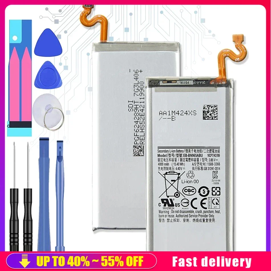 Battery For Samsung Galaxy A3 A5 A6 A7 A8 A9 Star 2015 2016 2017 2018/Note 1 2 3 4 5 7 8 9 10 Plus Lite Edge SM A510F A310F