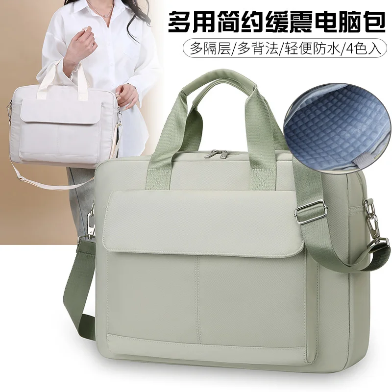 2025 nuova valigetta da uomo in tessuto Oxford da donna borsa a tracolla per laptop borsa da pendolare d'affari zaino da viaggio grande da viaggio all'aperto