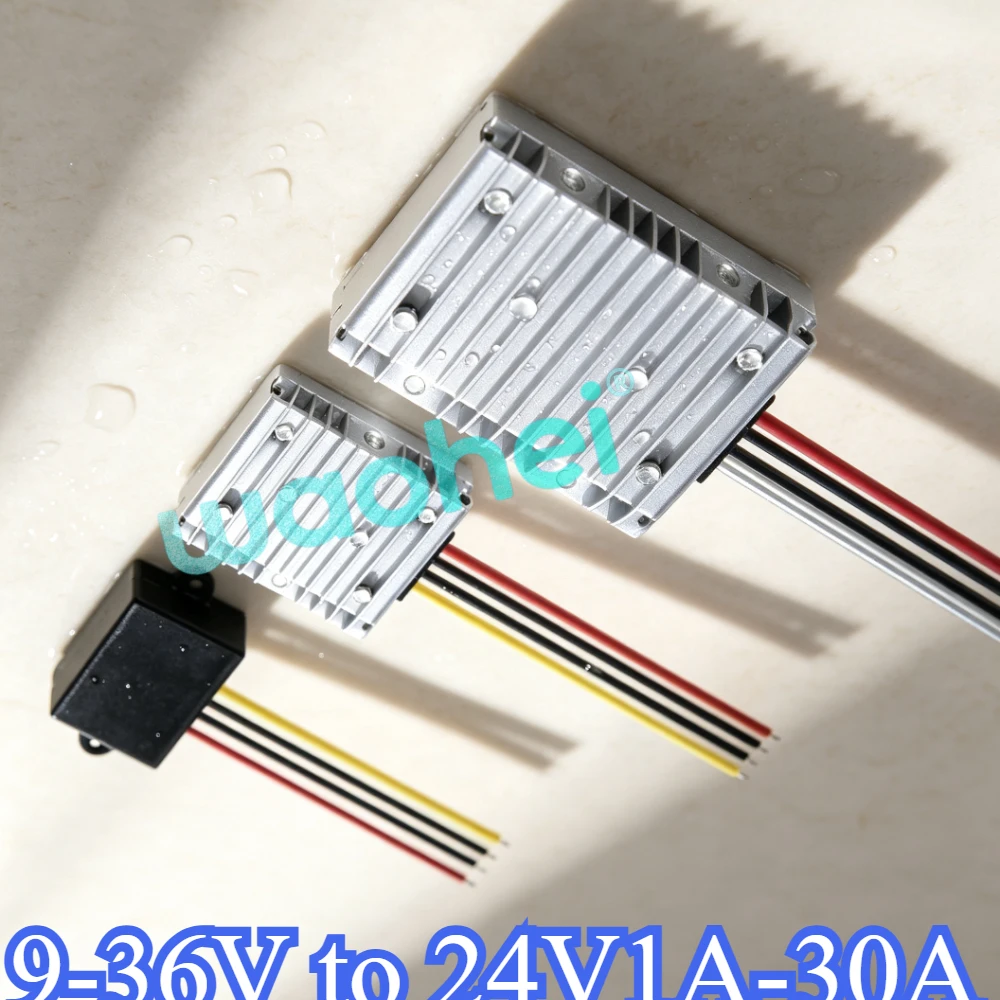 9V-36V to 24V 1A-30A Step Up Down Converter Boost Buck 12V 24V DC Automatic Voltage Regulator 24 Volt Voltage Stabilizer CE ROHS