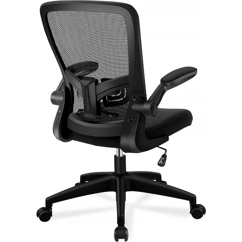 

Office Chair, Ergonomic Desk Chair with Adjustable Height and Lumbar Support Swivel Lumbar Support Desk Computer Chair