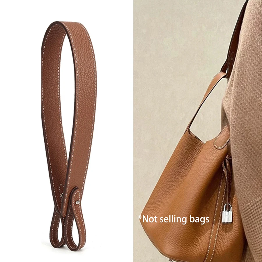 Cow Leather Bag Straps H Bag Women Handbag Handle Wide Belt Shoulder Crossbody Bag Strap Genuine Leather Strap Bags Part Custom