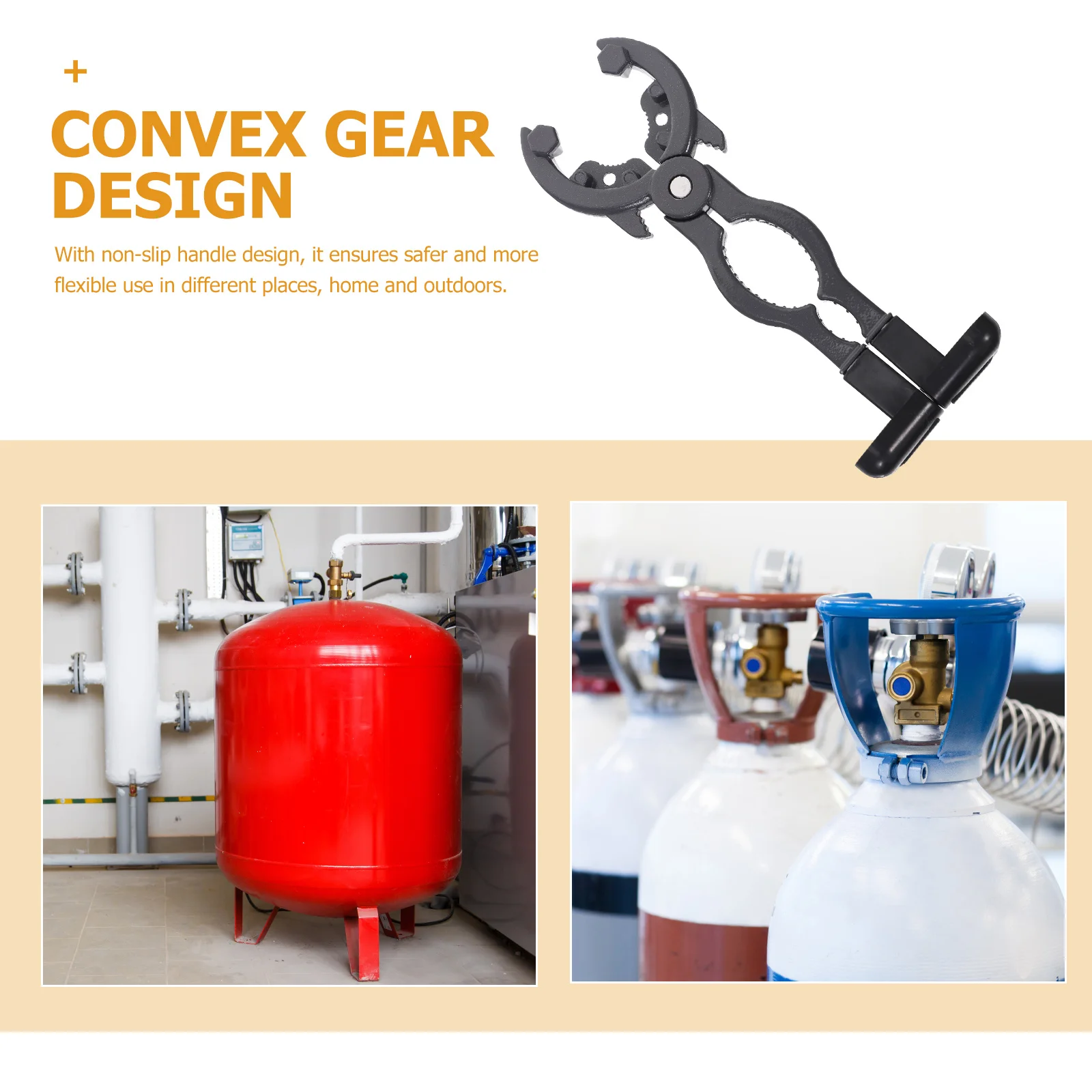 

DOITOOL Gas Bottle Wrench Adjustable Cylinder Pressure Reducing Valve Spanner for Liquefied Gas Cylinder Removal Tool