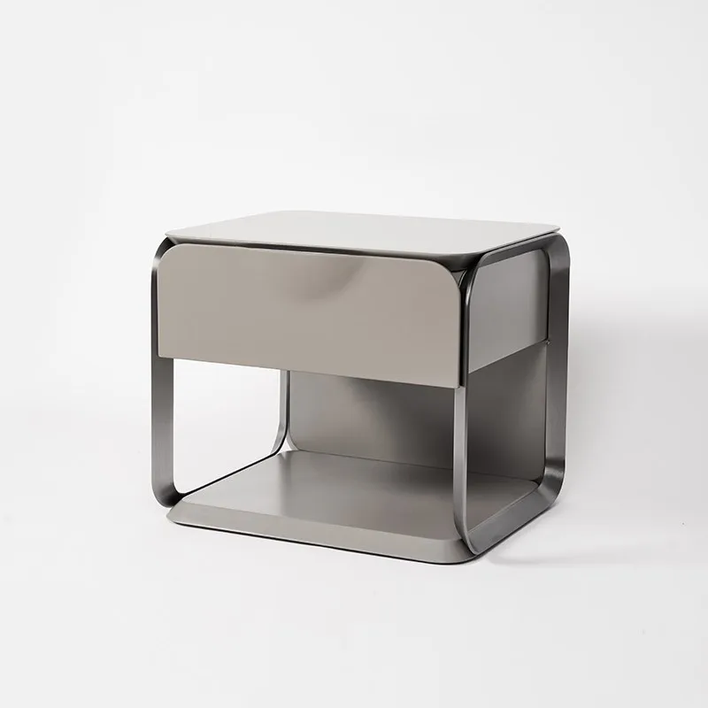 

Simple modern simple light luxury bedside table solid wood bedside table bedroom