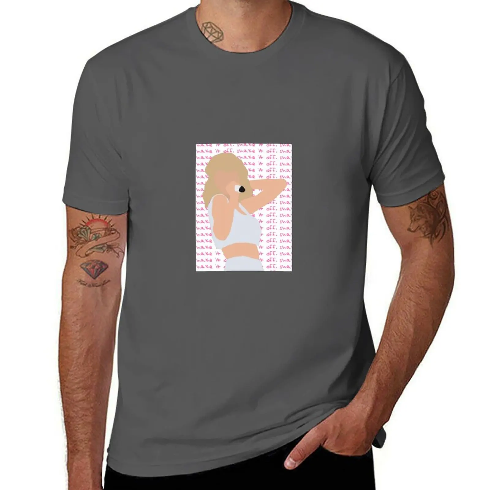 

ts shake it off T-Shirt t shirt man casual man t shirts cotton T-Shirt
