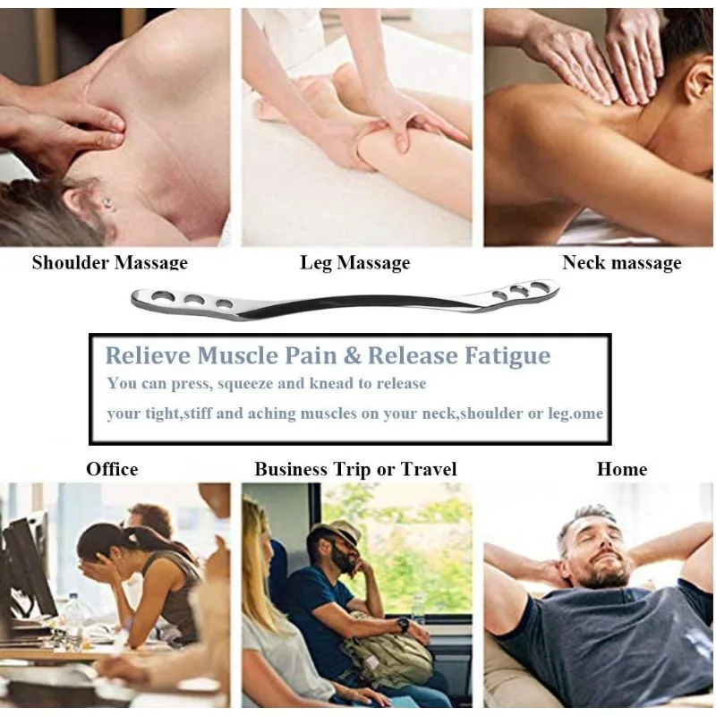 New fascia knife physiotherapy massager IASTM tool, stainless steel scraping board Guasha