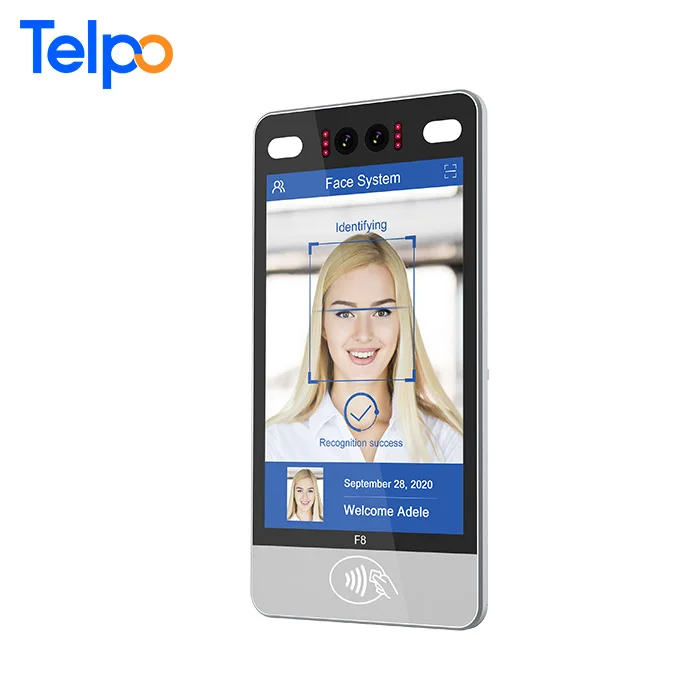 Telpo F8 facial biometrics recognition access control hardware with NFC reader