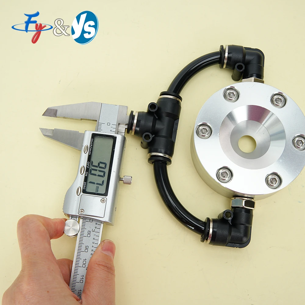 Aluminum Alloy Circular Air Knife, Wind Knife, 360 Degree Drying and Water Blowing Nozzle, Industrial Super Air Knife,Low Noise