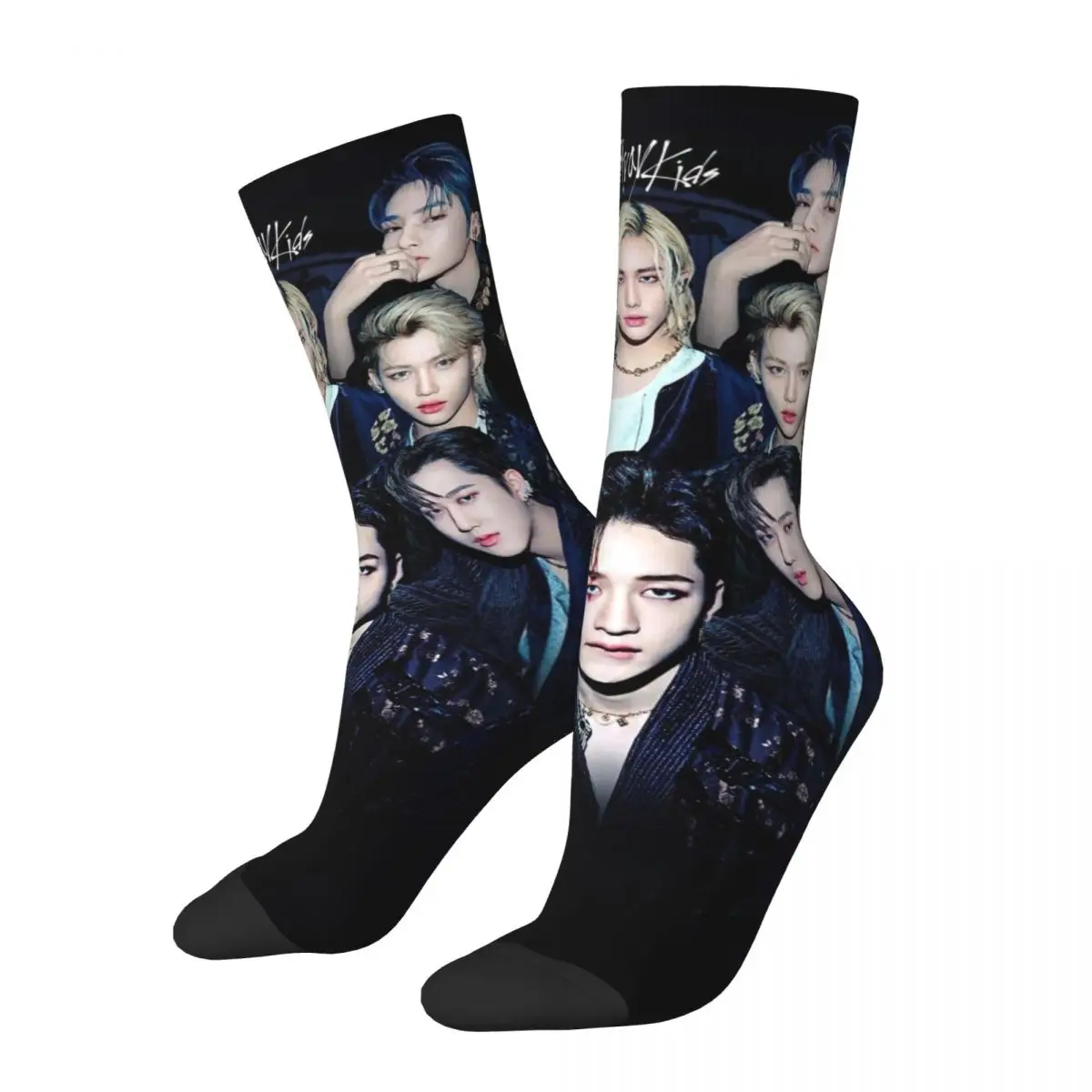 Stray Kpop Kids Star SKZ Singer Idol Socken Herren Damen Casual Straykids Socken Hip Hop Frühling Sommer Winter Mittelrohrsocken