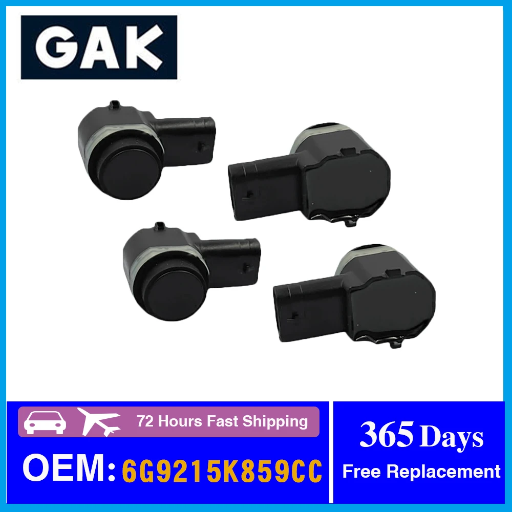 GAK Brand 4 Pcs/lot Backup Parking Sensor PDC Car parking For Ford Mondeo S-MAX 06-2011 6G92-15K859-CC 6G9215K859CC